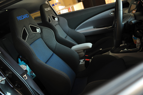 I Seat Housses YS02 Recaro Sport Adapté à Honda Crz Voiture Bleu/Noir